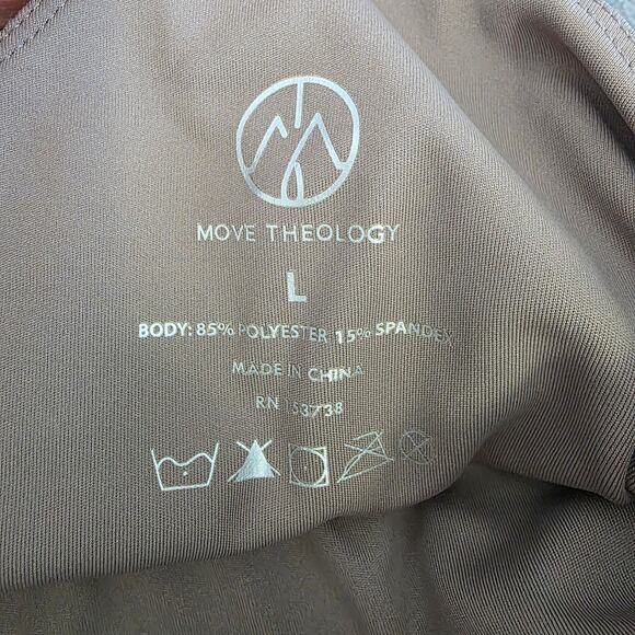 Move theology Women's Seamless Tank Jumpsuit yoga , sz L - Picture 3 of 4